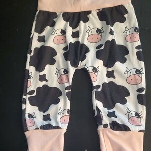 Pink Cow Print Baby/Toddler Pants